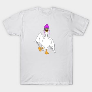 Dancing Goose Cartoon T-Shirt